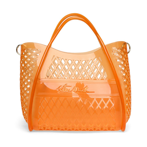 תיק צד לנשים BGROVEE בכתום שקוף