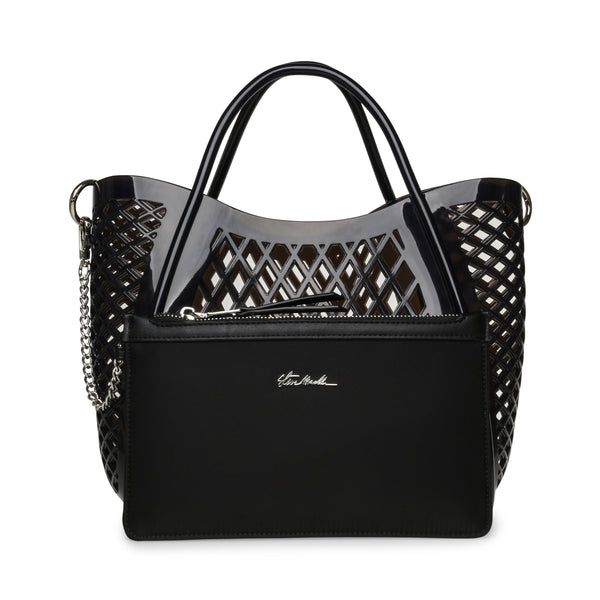 סטיב מאד - תיק צד לנשים BGROVEE בשחור שקוף