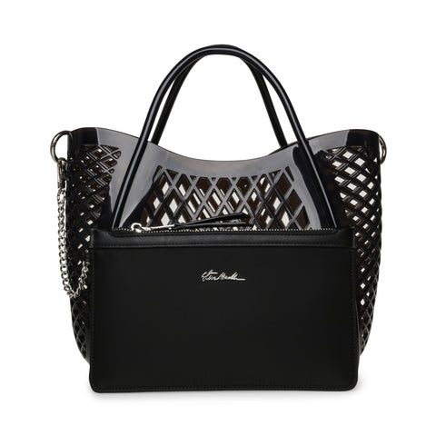 תיק צד לנשים BGROVEE בשחור שקוף