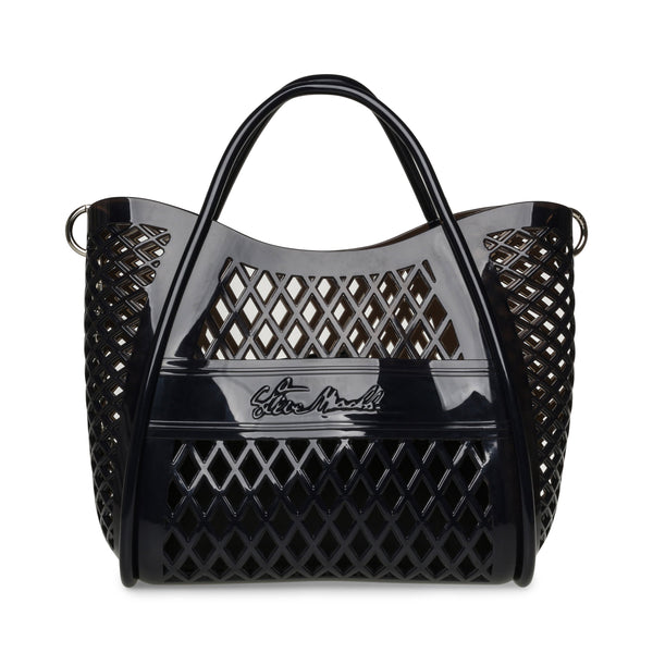 סטיב מאד - תיק צד לנשים BGROVEE בשחור שקוף