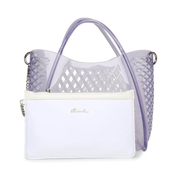 סטיב מאד - תיק צד לנשים BGROVEE שקוף