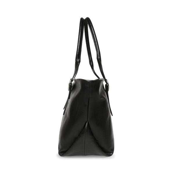 סטיב מאד - תיק יד גדול לנשים BCHARLIN בשחור כסוף