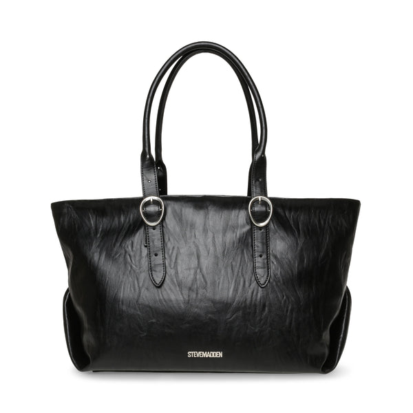 סטיב מאד - תיק יד גדול לנשים BCHARLIN בשחור כסוף