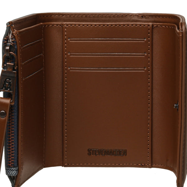 סטיב מאד - ארנק לנשים BISA בחום ג'ינס