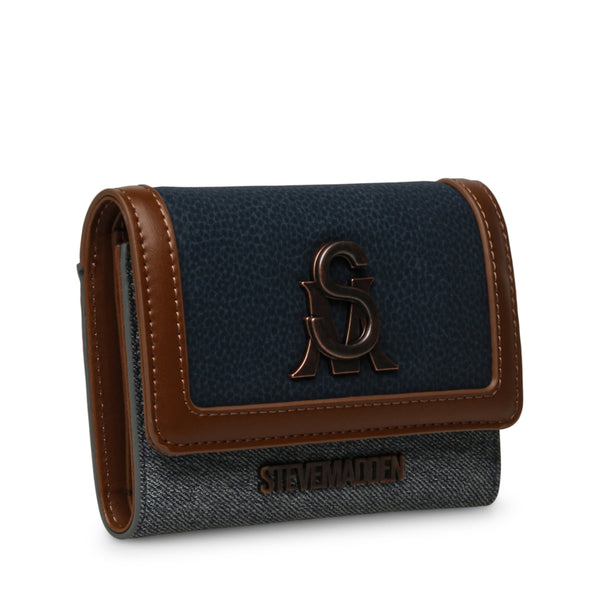 סטיב מאד - ארנק לנשים BISA בחום ג'ינס