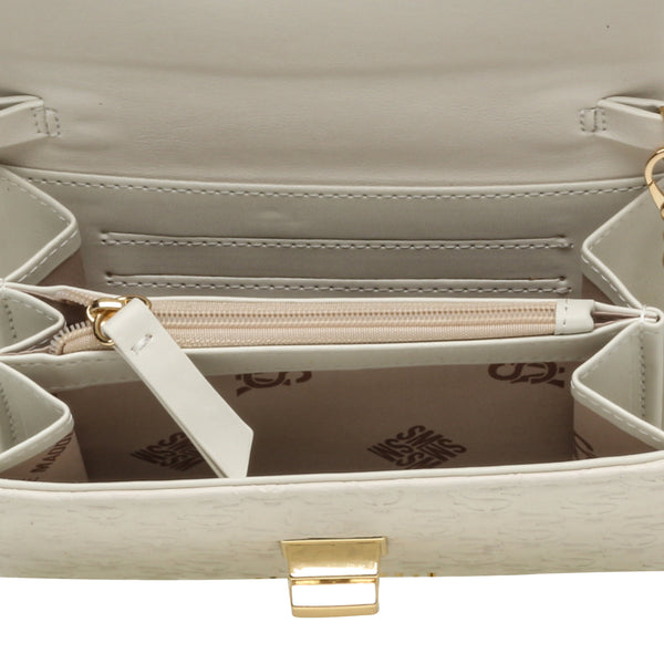 סטיב מאד - ארנק צד לנשים BIVAN-6 בגוון קרם