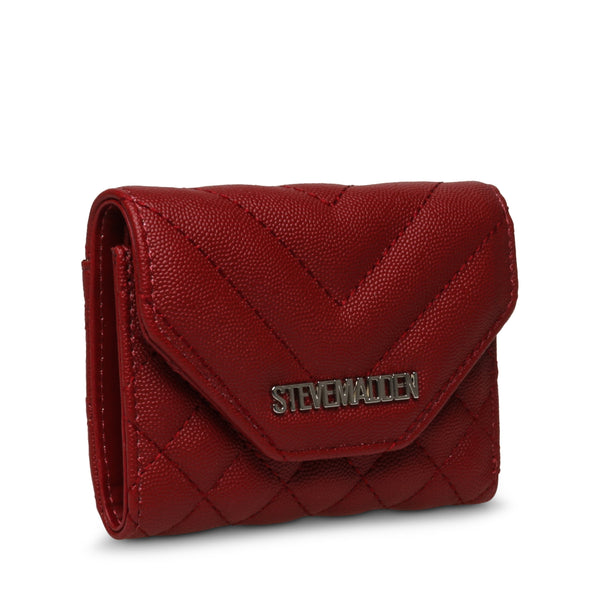 סטיב מאד - ארנק לנשים BJENI באדום כסוף