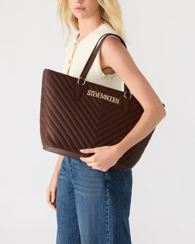 תיק יד גדול לנשים BJUDE-2 בחום זהב