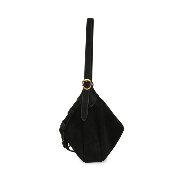 סטיב מאד - תיק צד זמש לנשים BKLARITY בשחור זהב