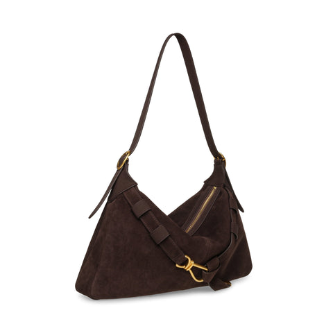 תיק צד זמש לנשים BKLARITY בחום