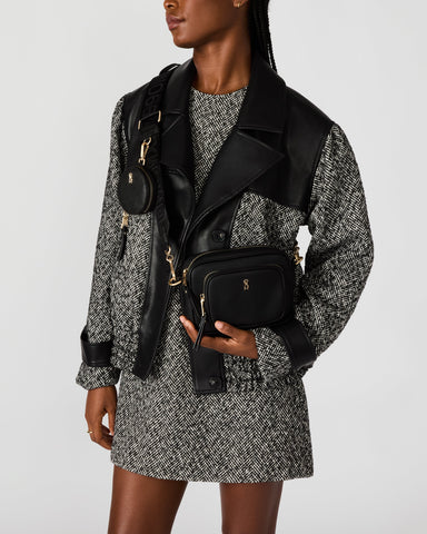 תיק צד לנשים BLILLITE בשחור זהב