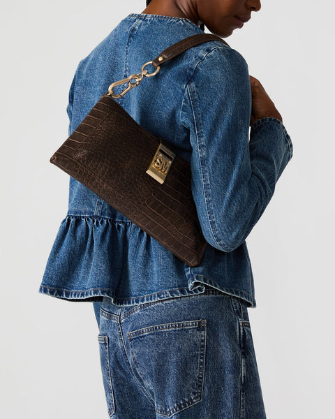 סטיב מאד - תיק צד לנשים BLOULI בחום זהב