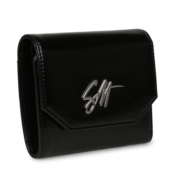 סטיב מאד - ארנק לנשים BLYDA בשחור כסוף