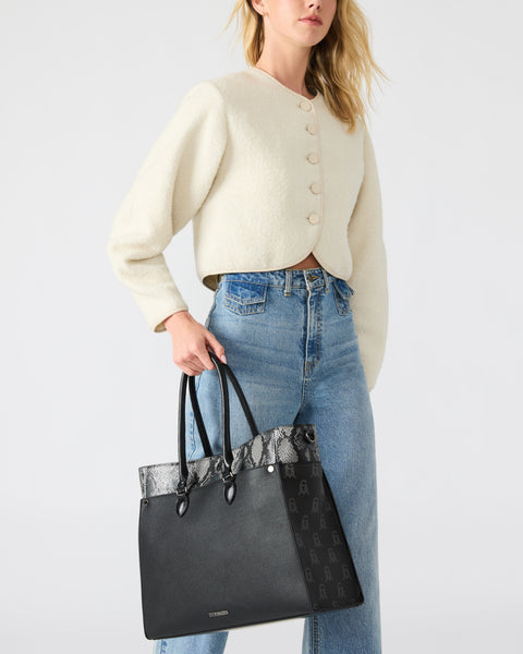 סטיב מאד - תיק יד גדול לנשים BMARIO-E בשחור