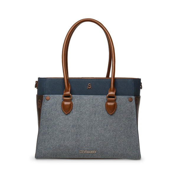 סטיב מאד - תיק יד לנשים BMARIOSE בחום ג'ינס