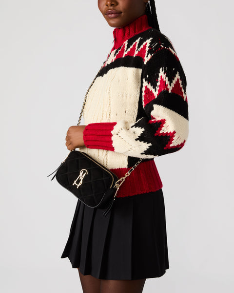 סטיב מאד - תיק צד לנשים BMARVI-S בשחור זהב