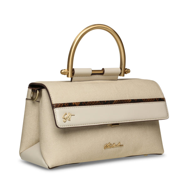 סטיב מאד - תיק צד לנשים BMORIN בגוון קרם