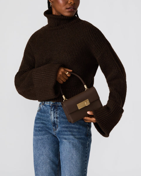 סטיב מאד - תיק צד לערב BNESTA בחום זהב