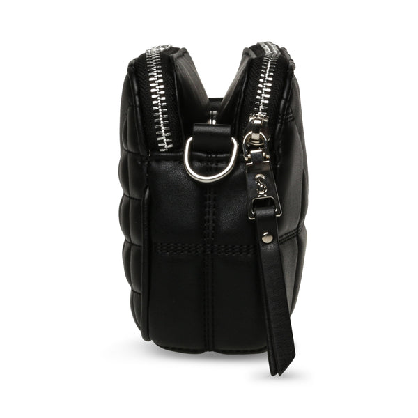 סטיב מאד - תיק צד לנשים BNUAGE-Q בשחור כסוף