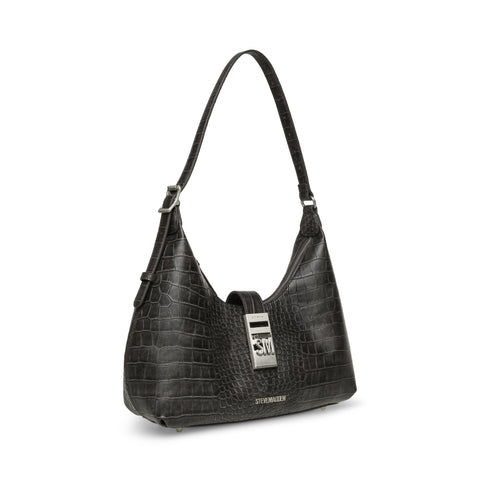 תיק צד לנשים BOVIE-A בשחור כסוף