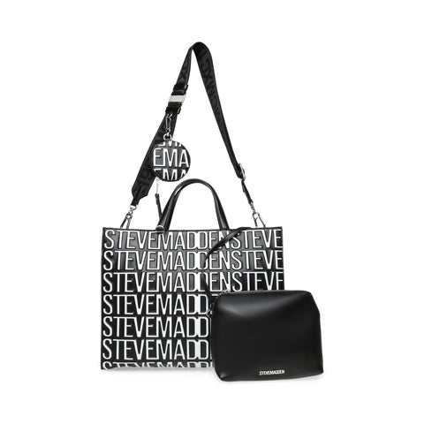 תיק יד גדול לנשים BPHANTOM בשחור לבן