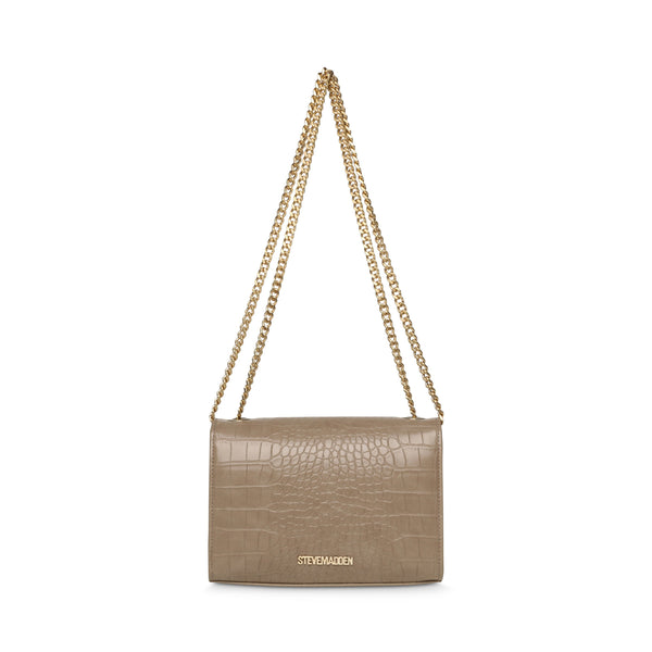 סטיב מאד - תיק צד לנשים BRAMONIE בבז' זהב