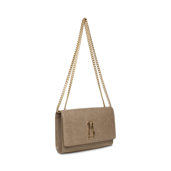 סטיב מאד - תיק צד לנשים BRAMONIE בבז' זהב