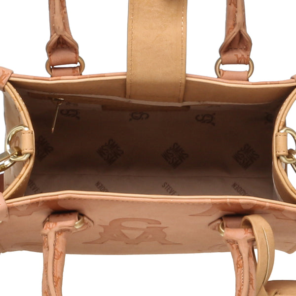 סטיב מאד - תיק צד לנשים BROLA-X בגוון פודרה משולב