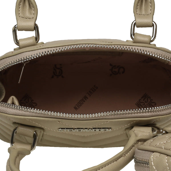 סטיב מאד - תיק צד לנשים BRULE-2 בבז' כסף