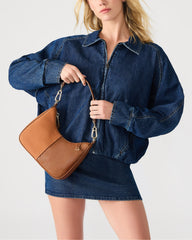 תיק צד לנשים BSHI בחום זהב