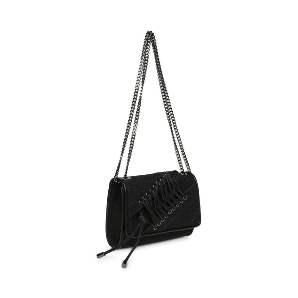 סטיב מאד - תיק צד לנשים BSKYLA בשחור ג'ינס