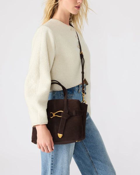 סטיב מאד - תיק צד זמש לנשים BSOOKIE בחום