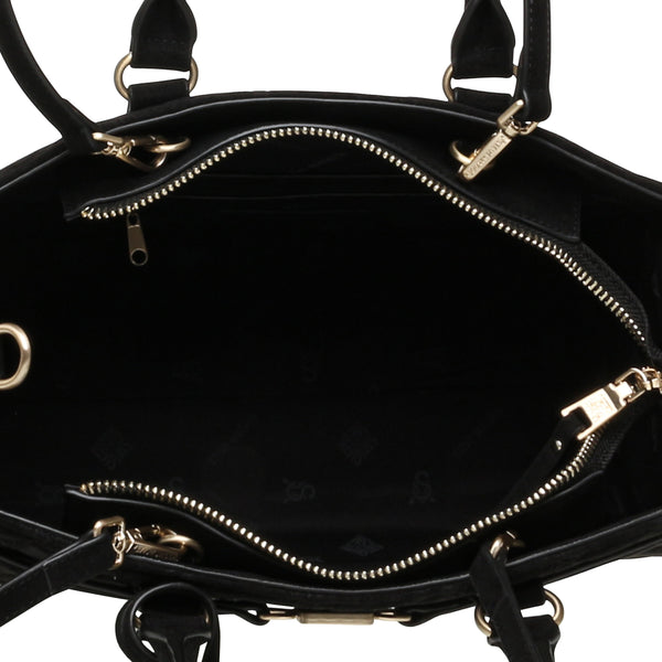 סטיב מאד - תיק יד גדול לנשים BHEIR בשחור זהב