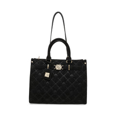 תיק יד גדול לנשים BHEIR בשחור זהב