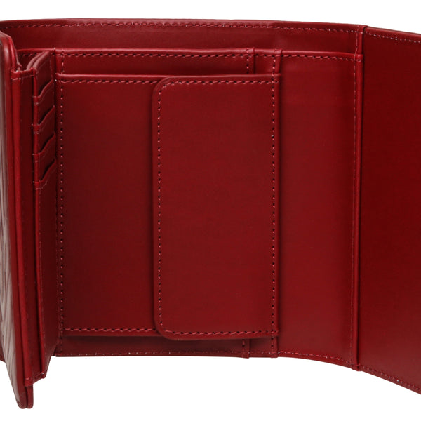 סטיב מאד - ארנק לנשים BSWIRLY באדום כסוף