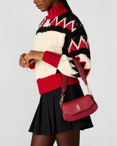 תיק צד לנשים BTAIGA באדום זהב