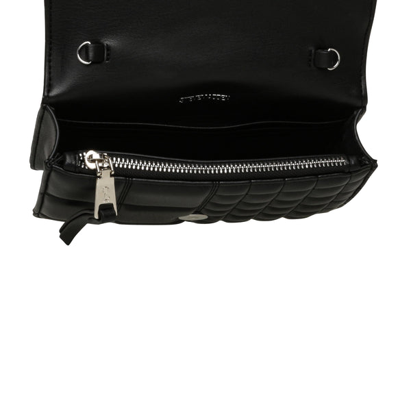 סטיב מאד - תיק צד לנשים BVOLER-Q בשחור כסוף