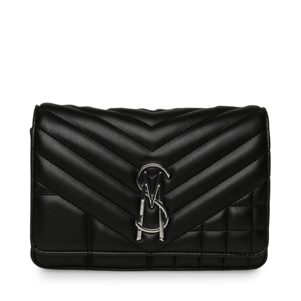 סטיב מאד - תיק צד לנשים BVOLER-Q בשחור כסוף