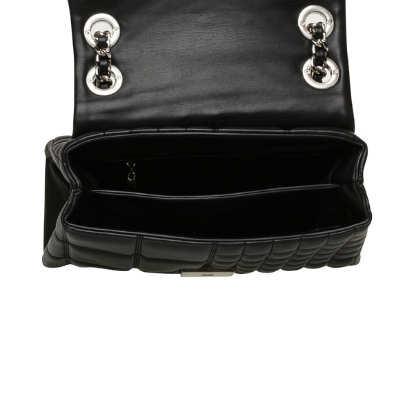 סטיב מאד - תיק צד לנשים BVOLT-Q בשחור כסוף