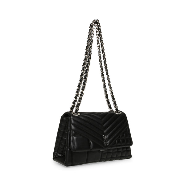 סטיב מאד - תיק צד לנשים BVOLT-Q בשחור כסוף