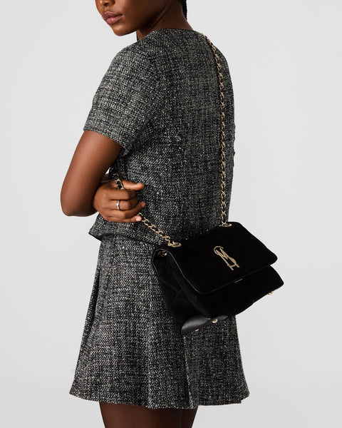 סטיב מאד - תיק צד לנשים BVOLT-S בשחור זהב