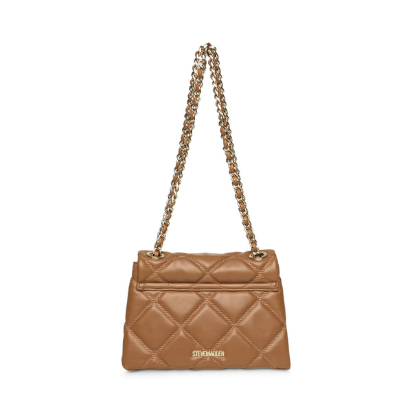 סטיב מאד - תיק צד לנשים BVOLTURI בקאמל זהב