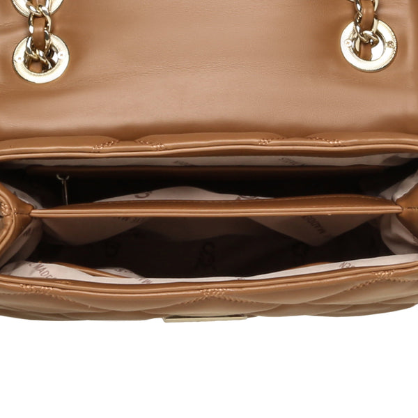 סטיב מאד - תיק צד לנשים BVOLTURI בקאמל זהב