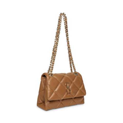 תיק צד לנשים BVOLTURI בקאמל זהב