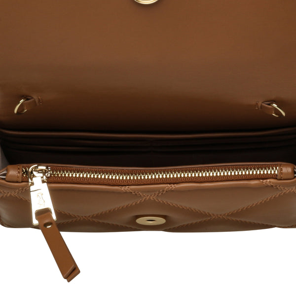 סטיב מאד - תיק צד קטן לנשים BENDUE בקאמל זהב