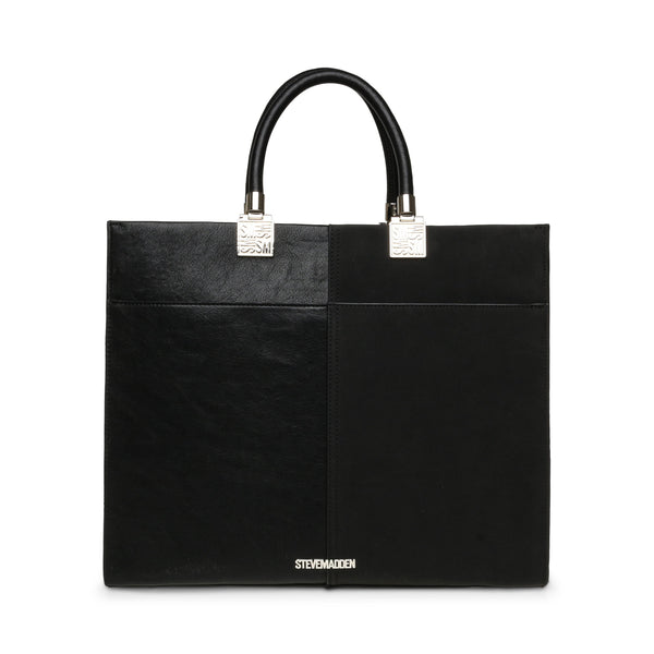 סטיב מאד - תיק יד גדול לנשים BCHLOEY בשחור כסוף