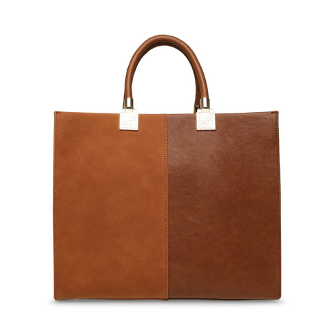 תיק יד גדול לנשים BCHLOEY חום זהב