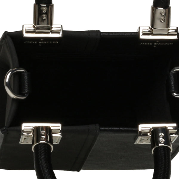 סטיב מאד - תיק צד לנשים BKATTY בשחור כסוף