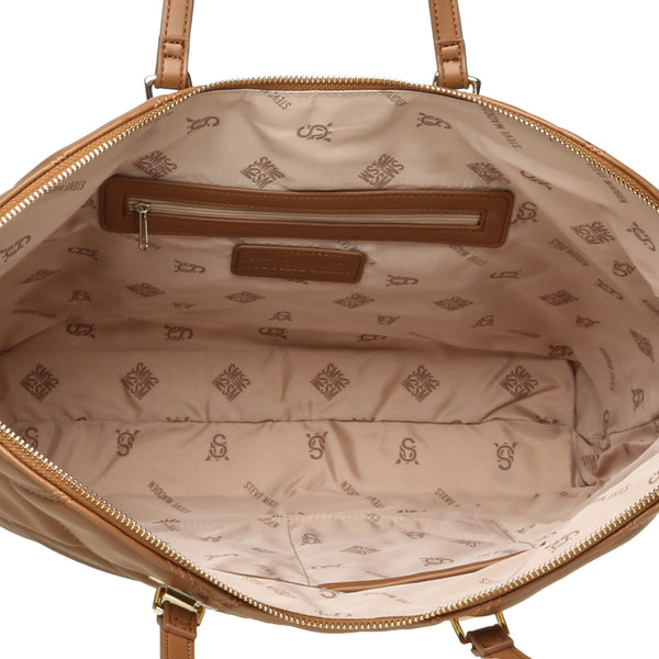 סטיב מאד - תיק יד גדול לנשים BVUSE בקאמל זהב