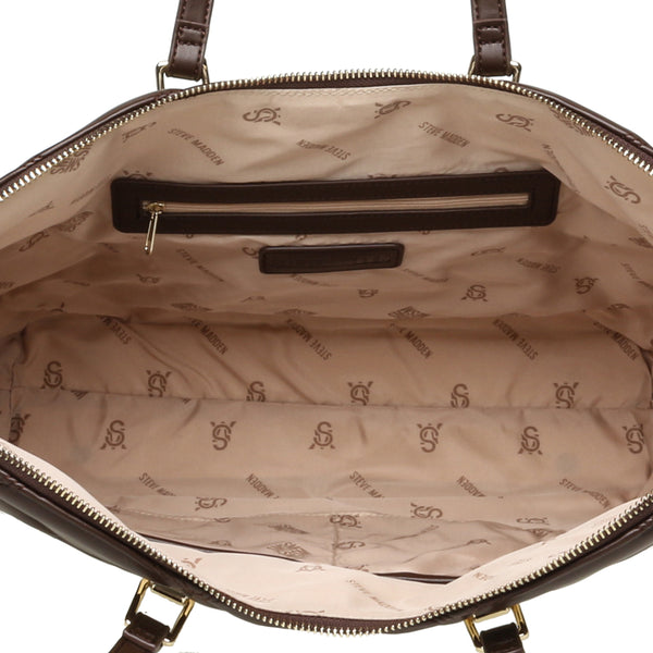 סטיב מאד - תיק יד גדול לנשים BVUSE בחום זהב